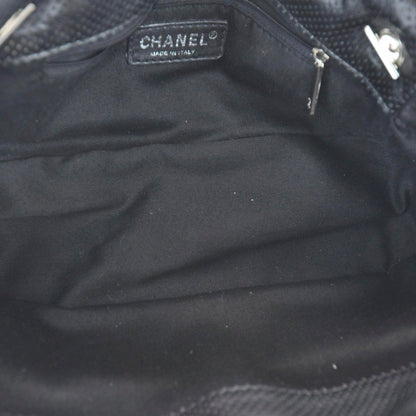 Chanel Calfskin Perforated 50's Tote Black 7 of 9