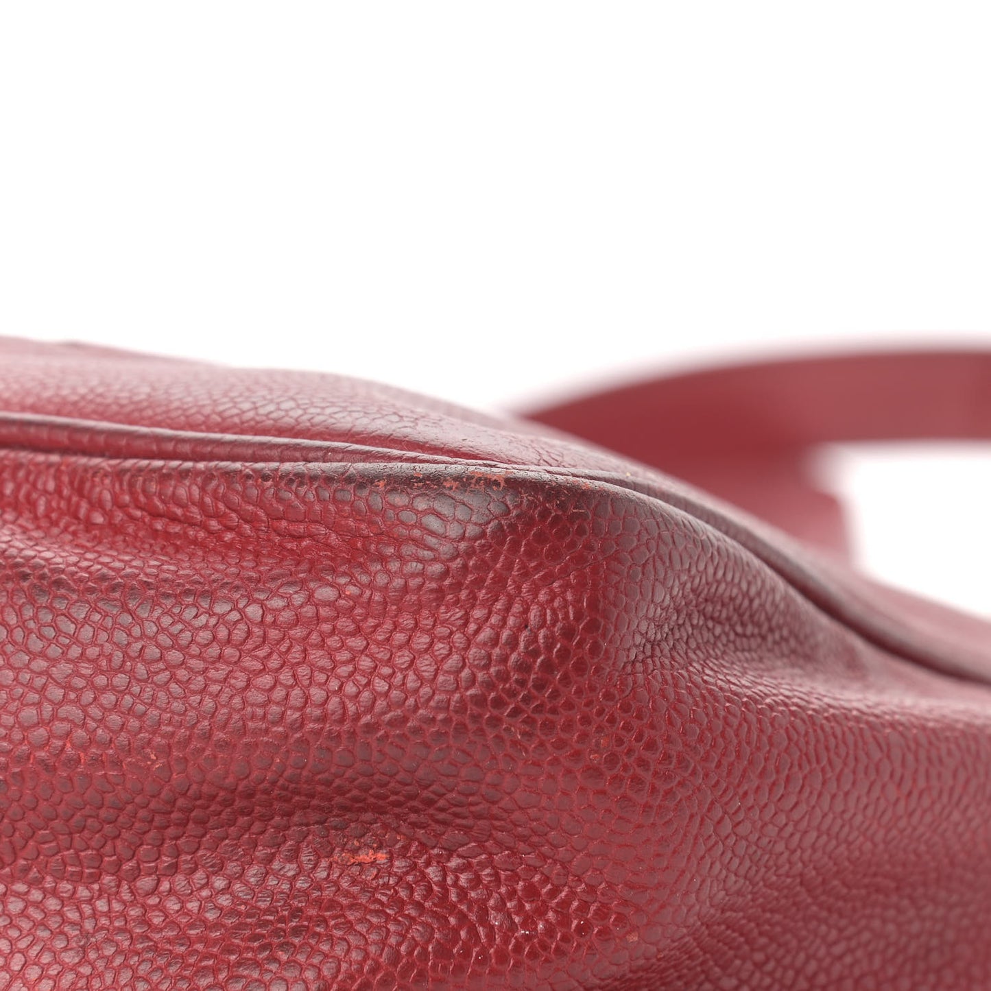 Caviar Perforated CC Tote Red