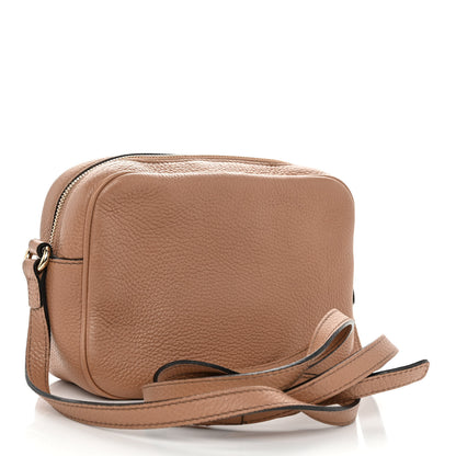 Gucci Pebbled Calfskin Small Soho Disco Bag Camelia 3 of 14