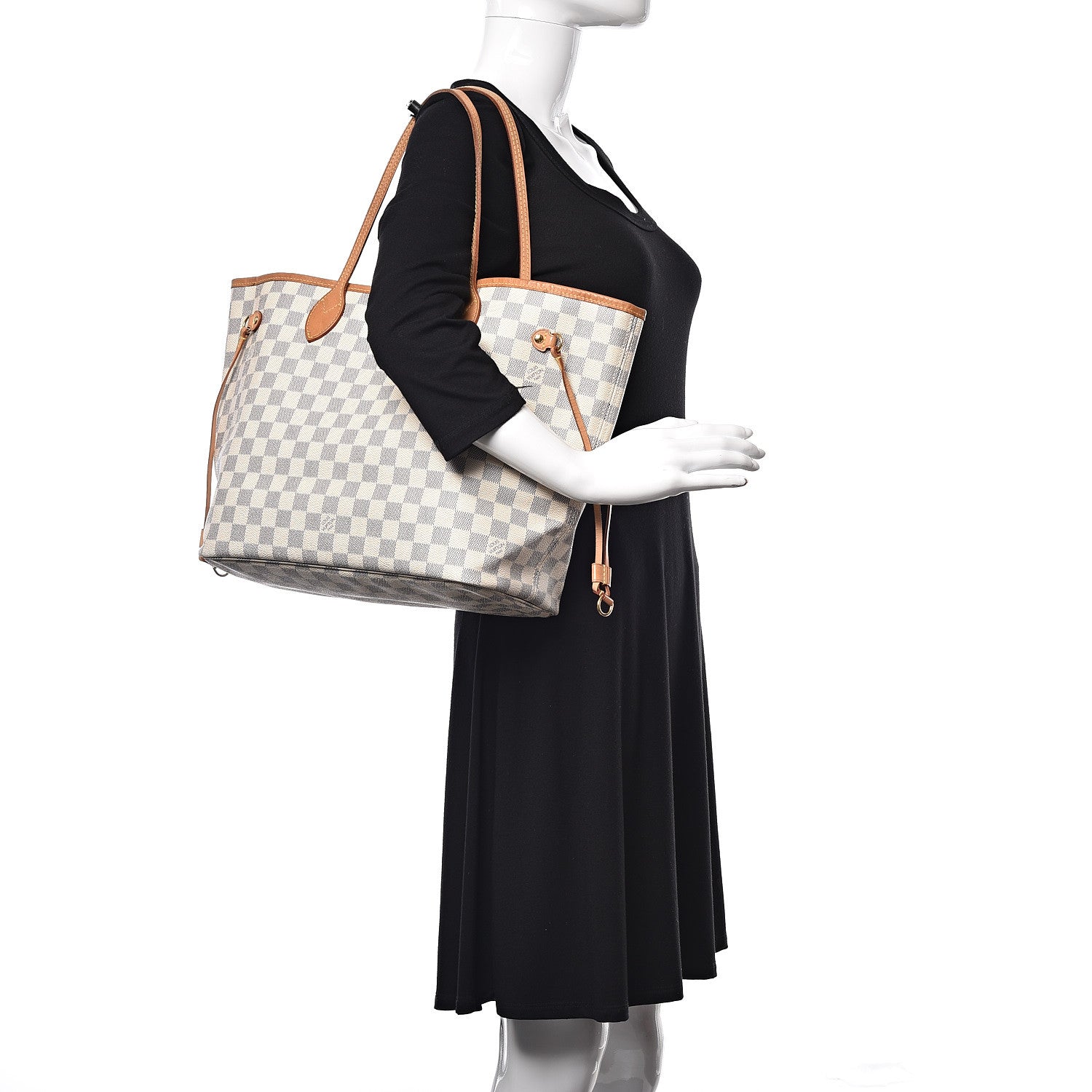 Louis Vuitton Damier Azur Neverfull MM 2 of 11