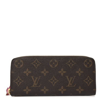 Louis Vuitton Monogram Clemence Wallet Fuchsia 1 of 9
