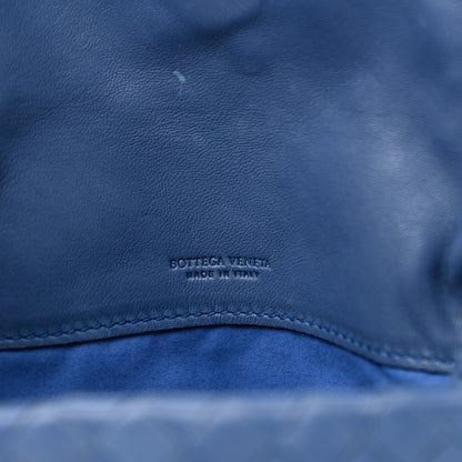 Bottega Veneta Nappa Intrecciato Cosmetic Case Storm Blue 6 of 11