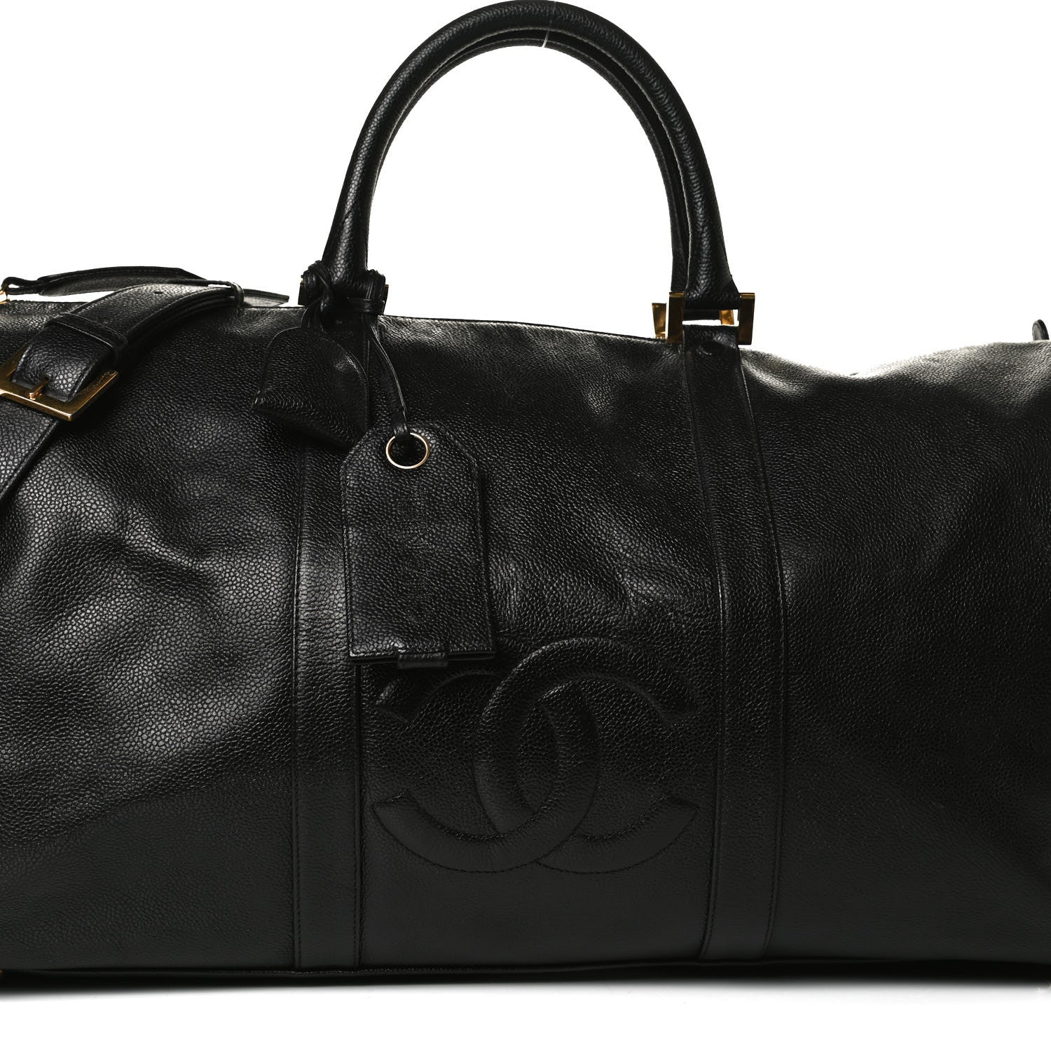 Chanel Caviar Timeless CC Duffel Bag Black 8 of 17