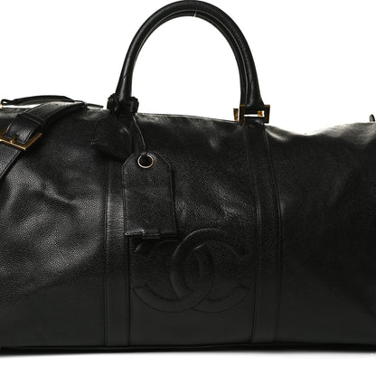 Chanel Caviar Timeless CC Duffel Bag Black 8 of 17