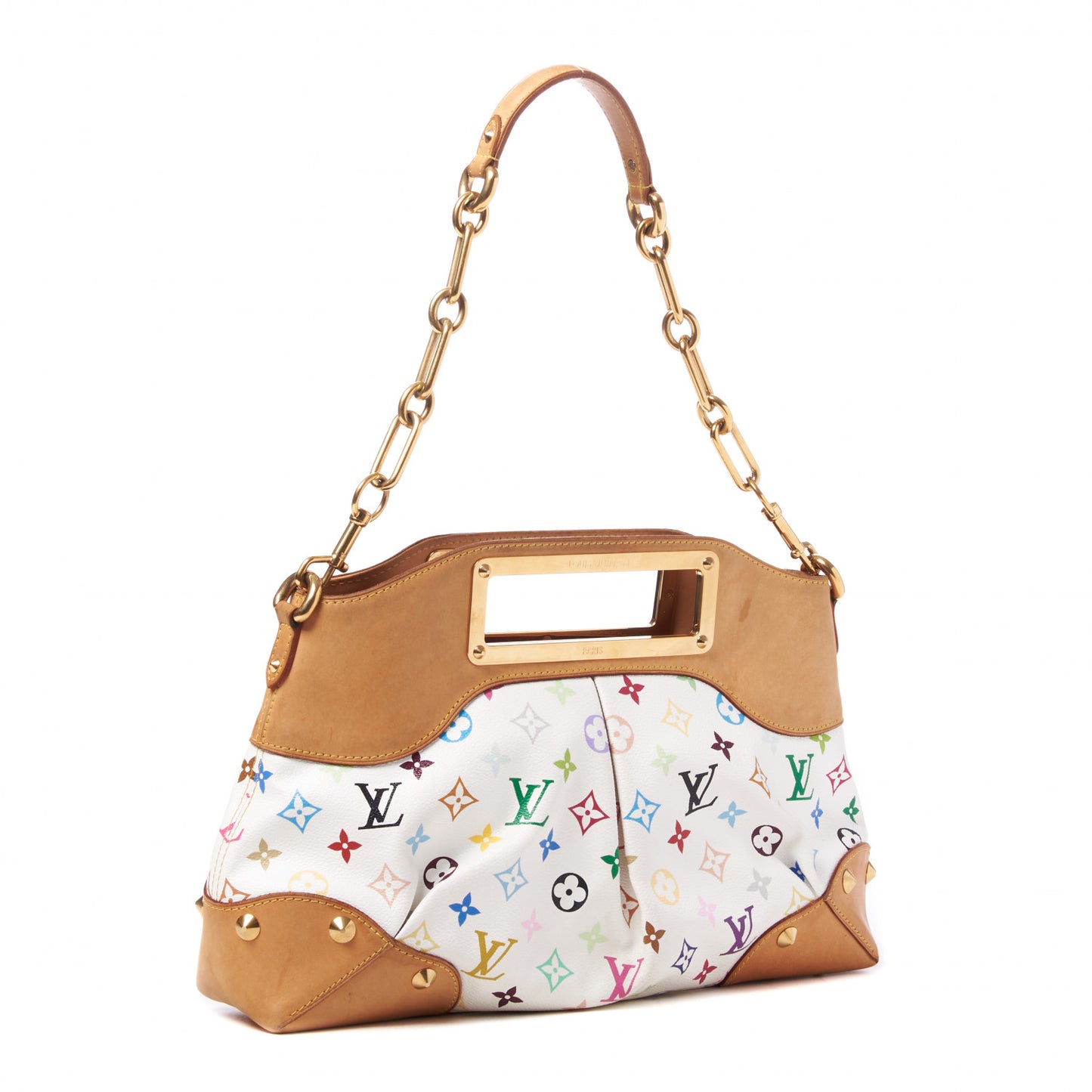 Monogram Multicolor Judy MM White