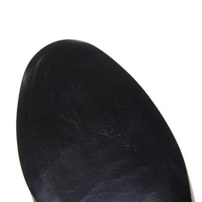 Chanel Lambskin Patent Cap Toe Ballerina Flats 38.5 Black 7 of 7
