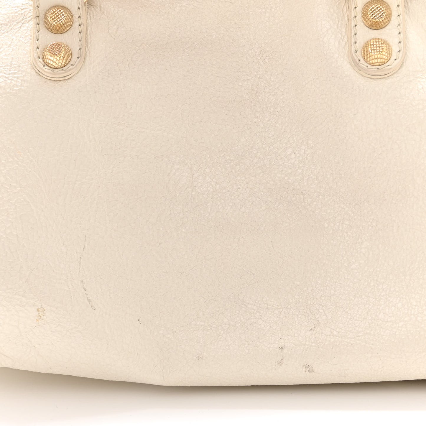 Agneau Giant 12 Gold Hardware S City White