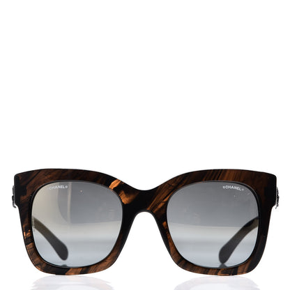 Chanel Mirror CC Sunglasses 5357 Brown 2 of 9
