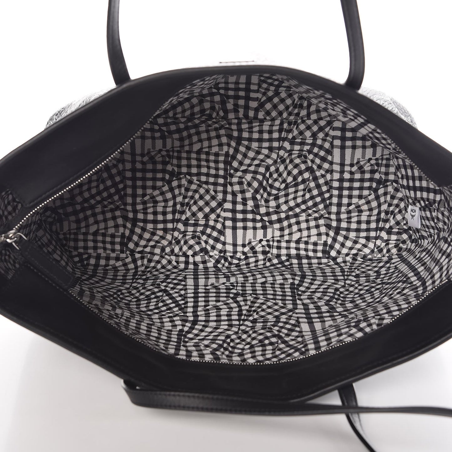 Visetos Medium Anya Zip Top Shopper Tote Black
