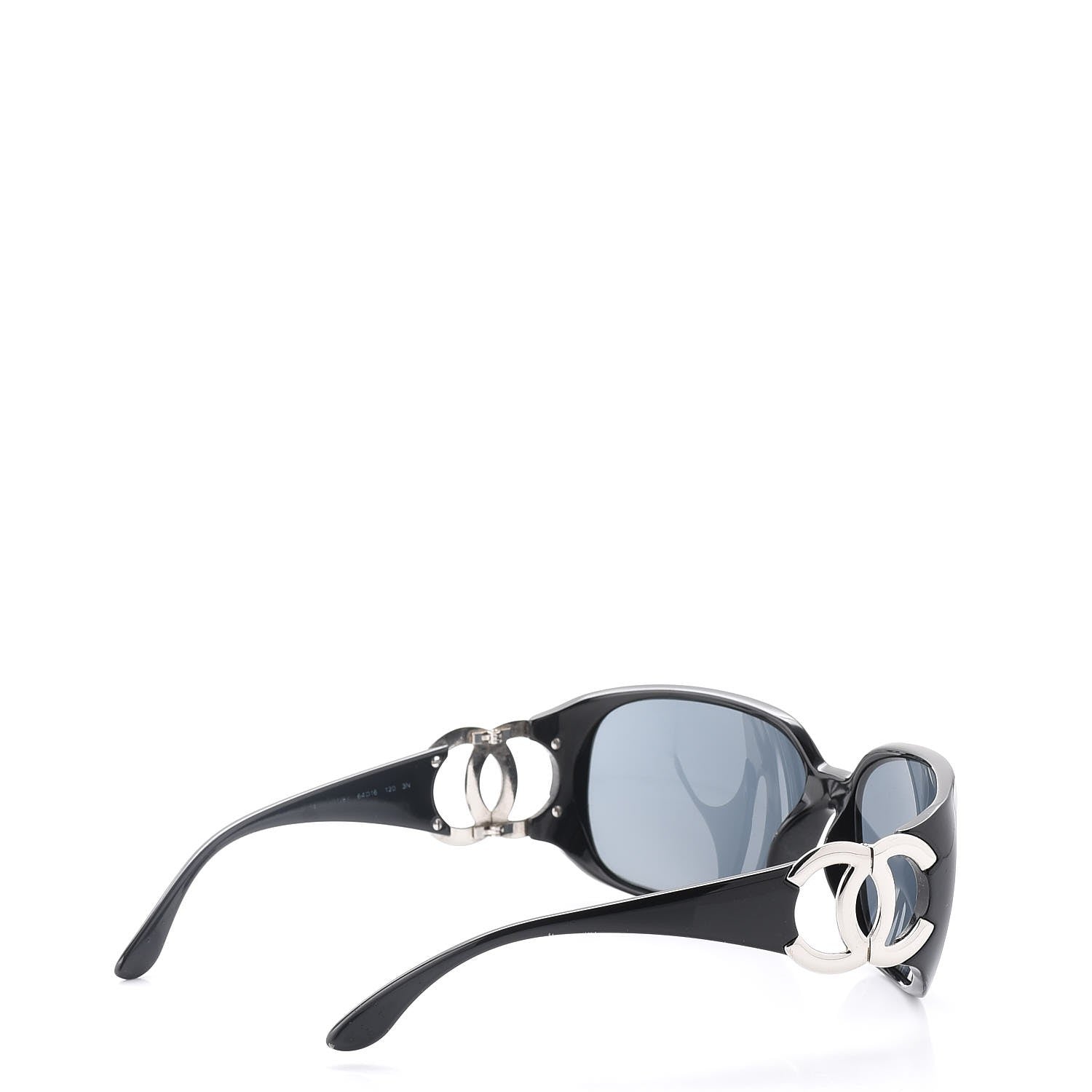Chanel CC Sunglasses 6014 Black 4 of 8