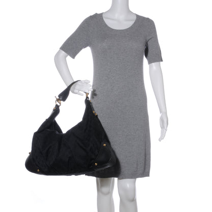 Gucci Monogram Large Jockey Hobo Black 2 of 8