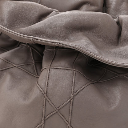 Christian Dior Lambskin Cannage Medium Le Trente Tote Dark Beige 8 of 15
