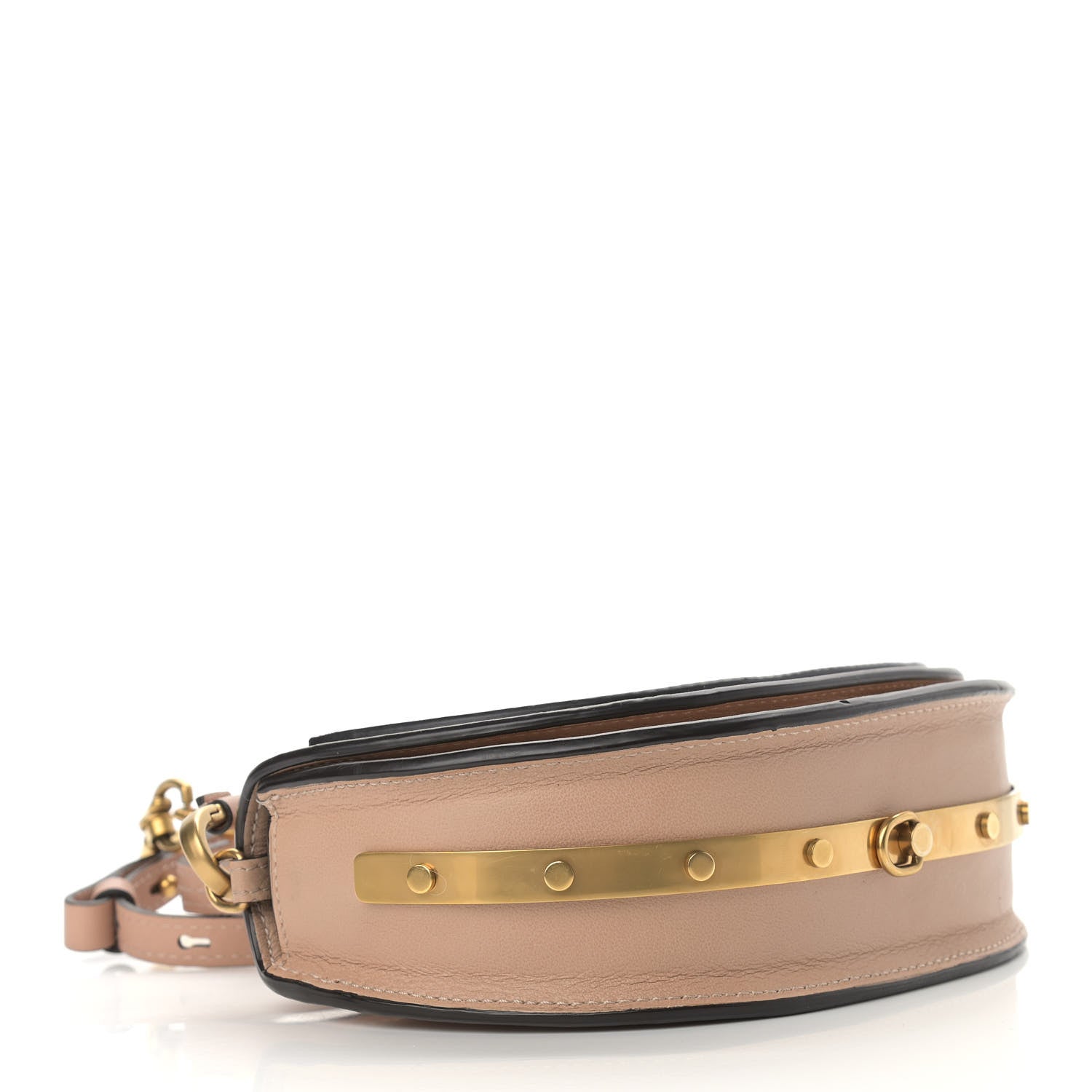 Chloe Calfskin Small Nile Bracelet Minaudiere Bag Biscotti Beige 4 of 16