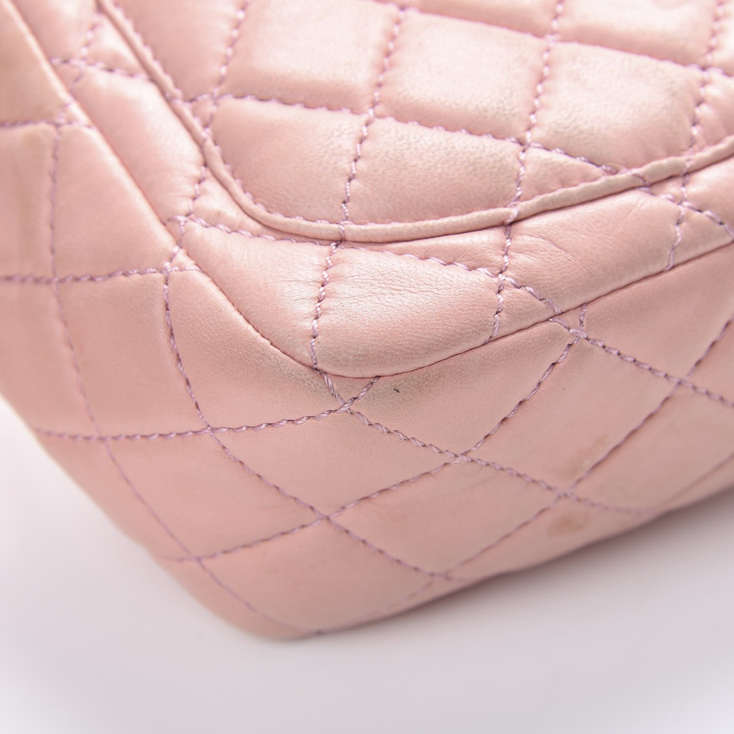 Chanel Lambskin Quilted Mini Square Flap Pink 11 of 15