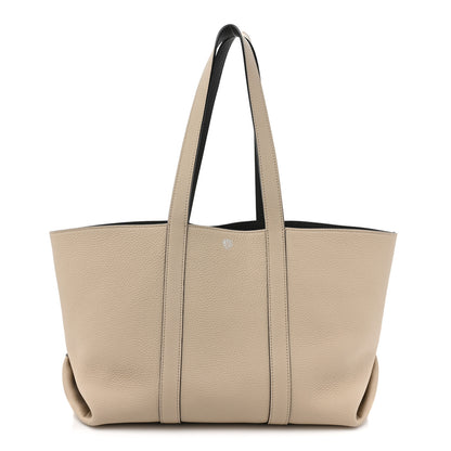 Moynat Taurillon Gex Calfskin Duo Reversible Tote Greige Zinc 2 of 11