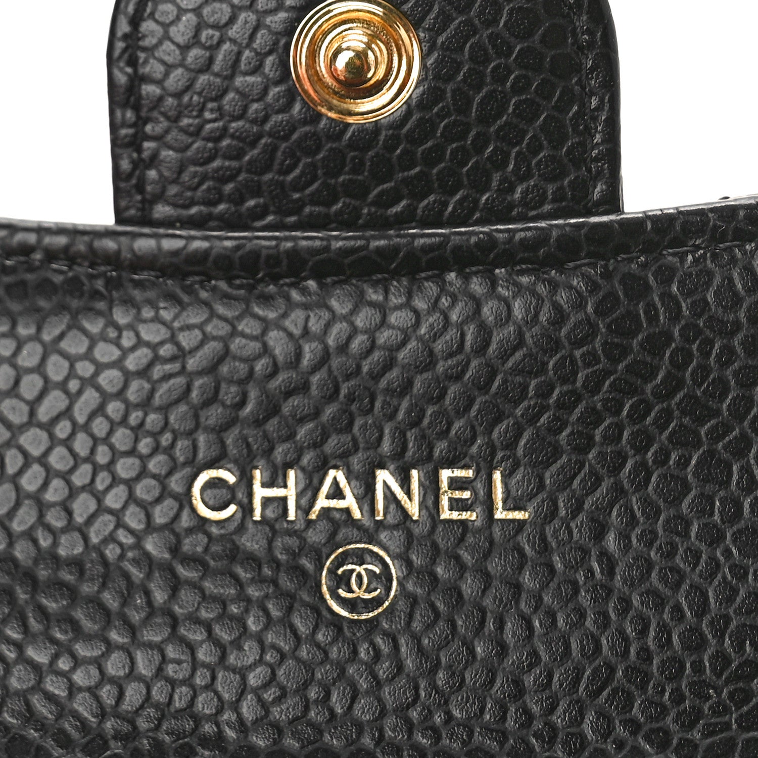 Chanel Caviar Quilted Flap Card Holder Wallet Black 6 of 11