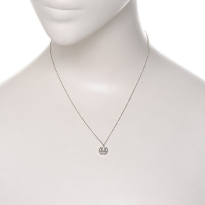 Tiffany Platinum Diamond .24ctw Circlet Pendant Necklace 2 of 5
