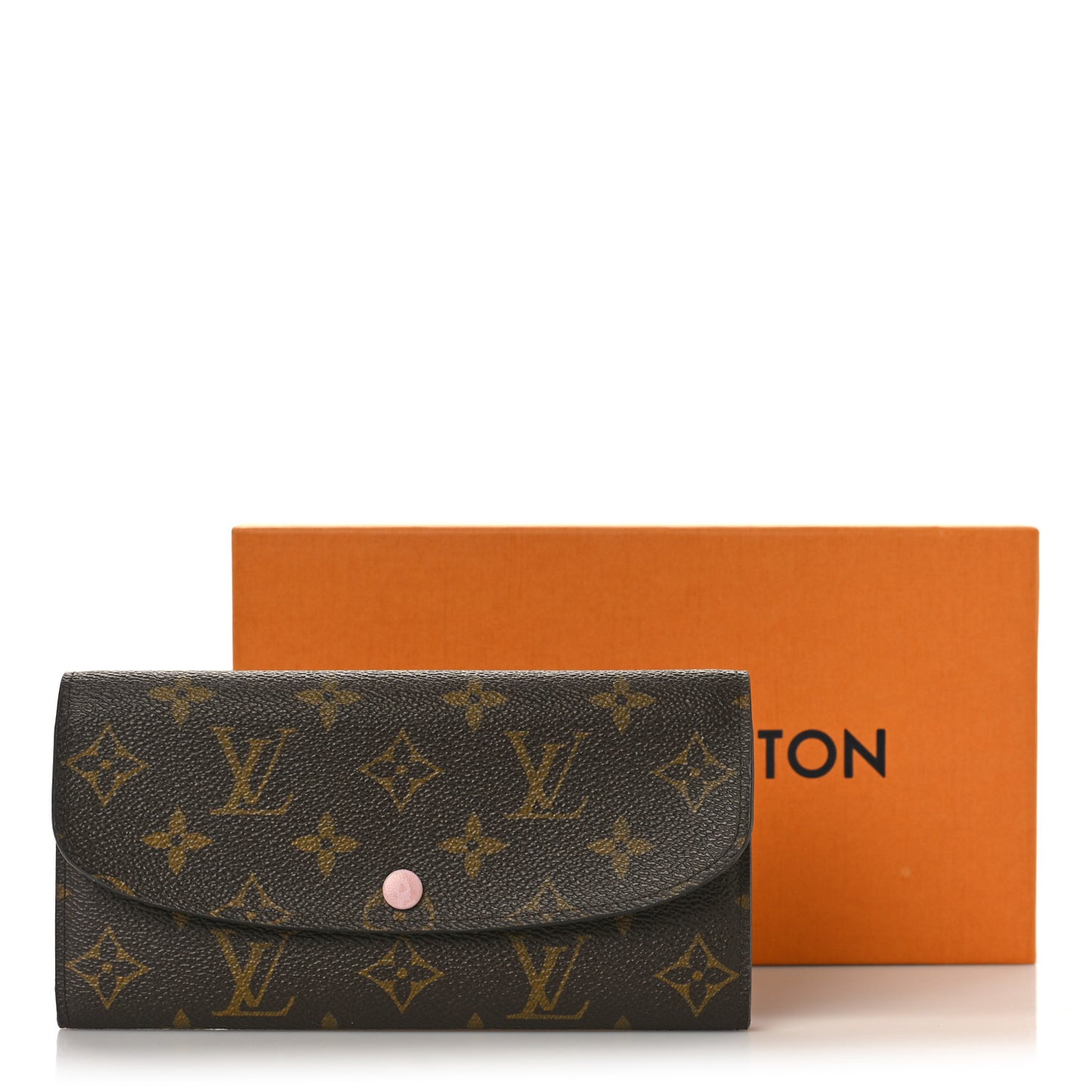 Monogram Emilie Wallet Rose Ballerine