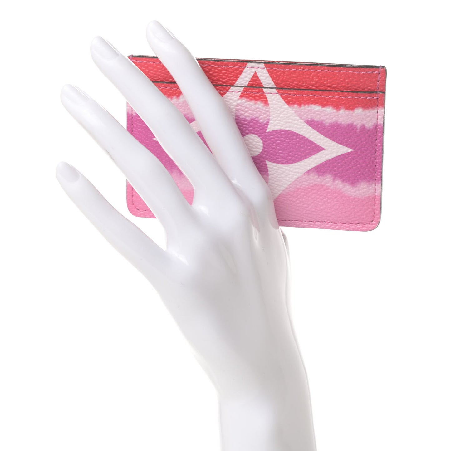 Monogram Escale Card Holder Rouge