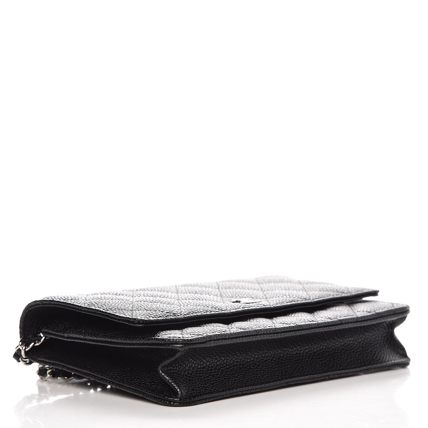 Chanel Caviar Quilted Wallet On Chain WOC Black 4 of 9