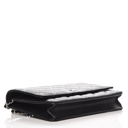 Chanel Caviar Quilted Wallet On Chain WOC Black 4 of 9