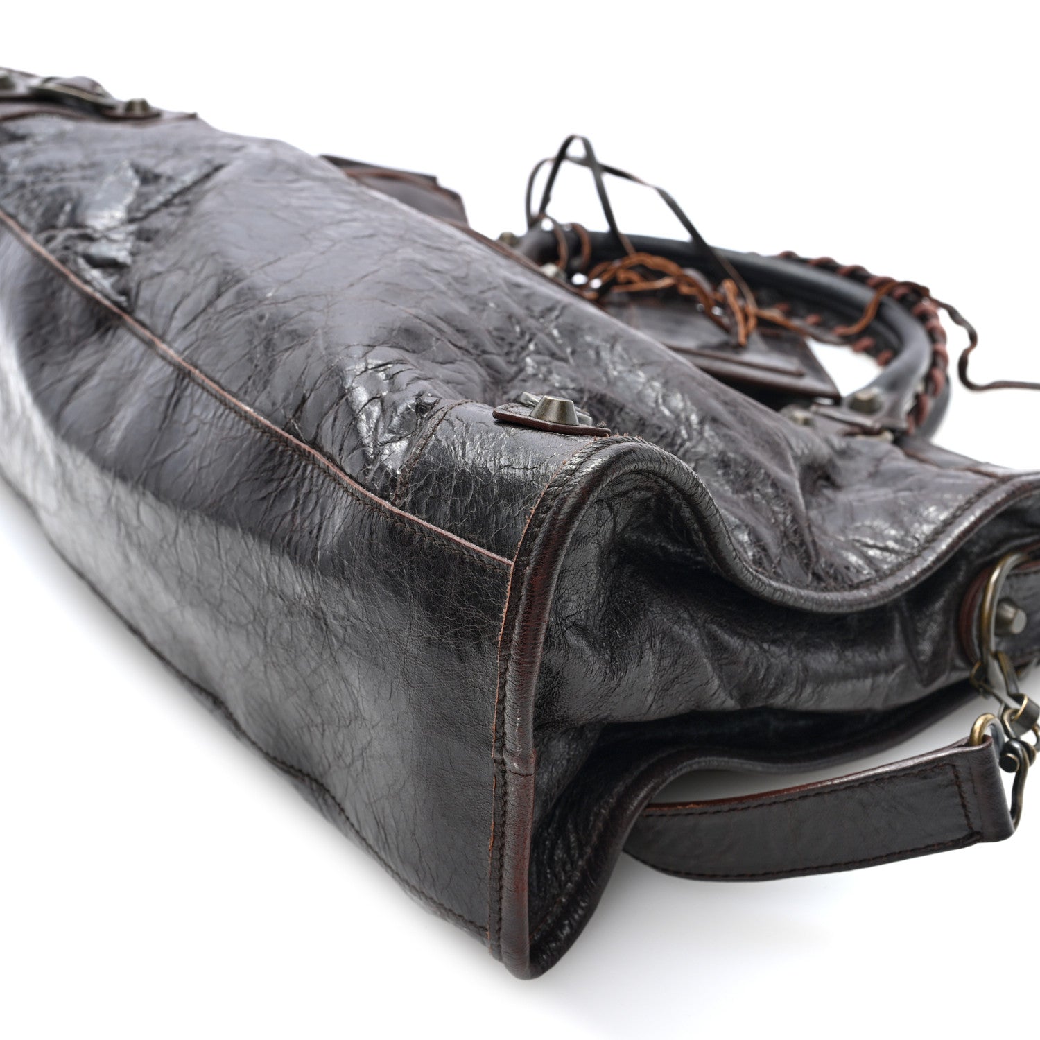 Balenciaga Agneau Classic Hardware City Cigare Fonce 10 of 10