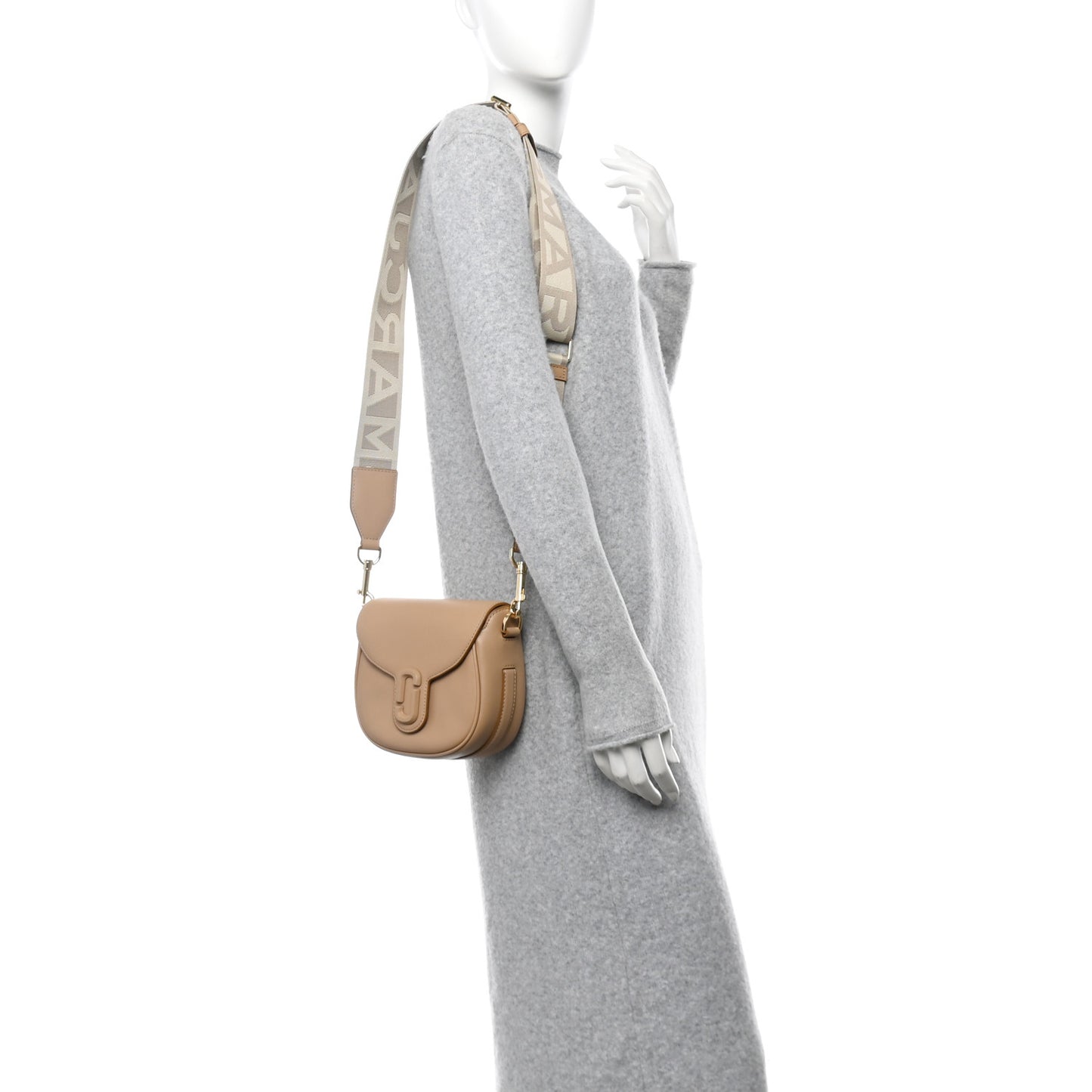 Calfskin Small The Covered J Marc Saddle Bag Tan