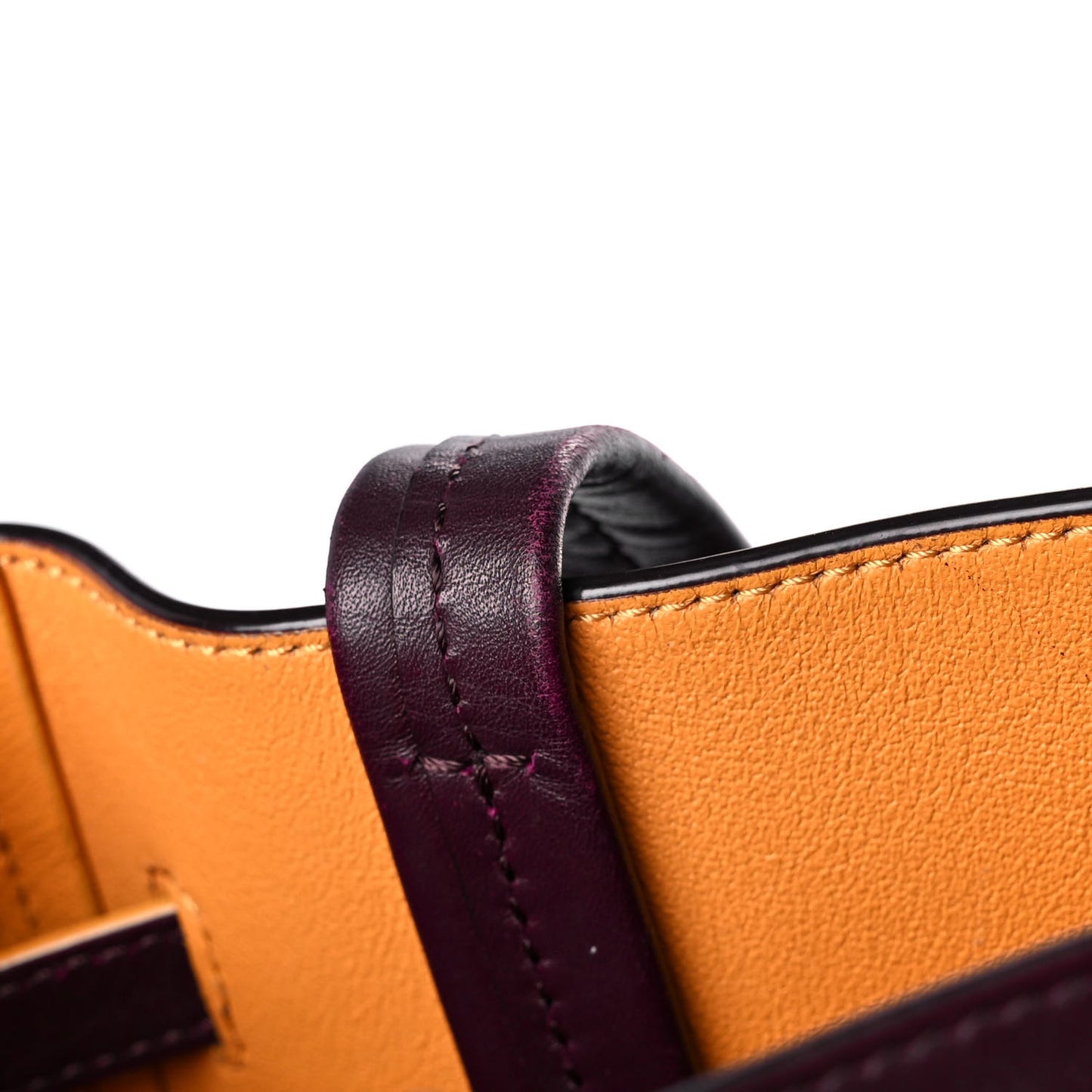 Smooth Calfskin Small Tassel Cabas Phantom Burgundy