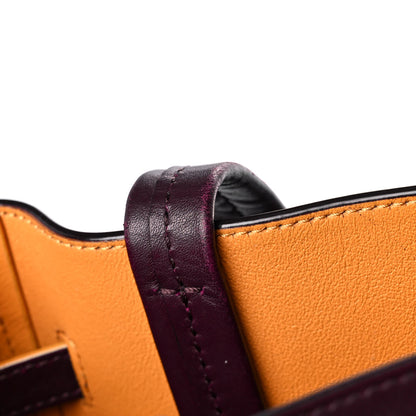Celine Smooth Calfskin Small Tassel Cabas Phantom Burgundy 16 of 18