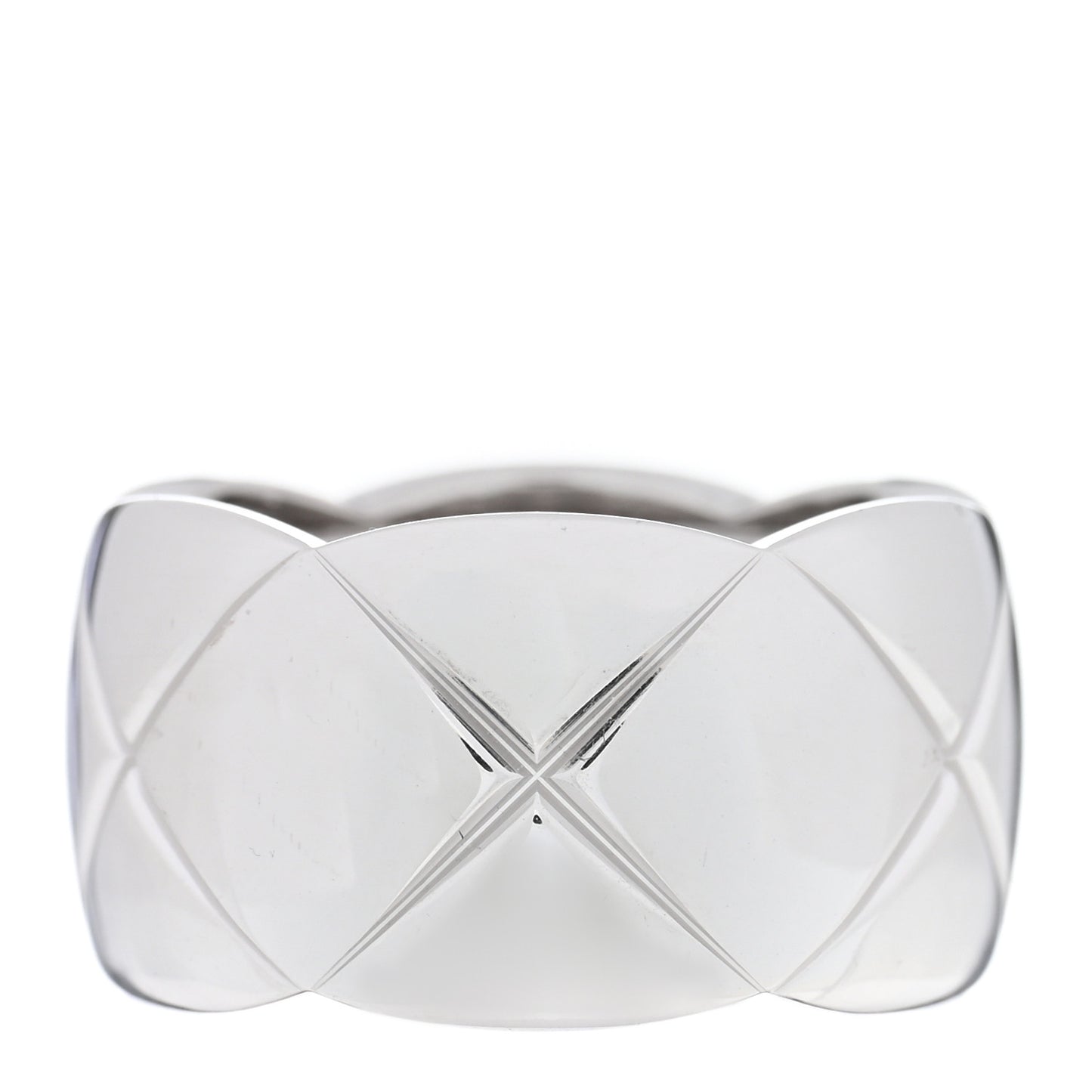 18K White Gold Large Coco Crush Ring 50 5.25
