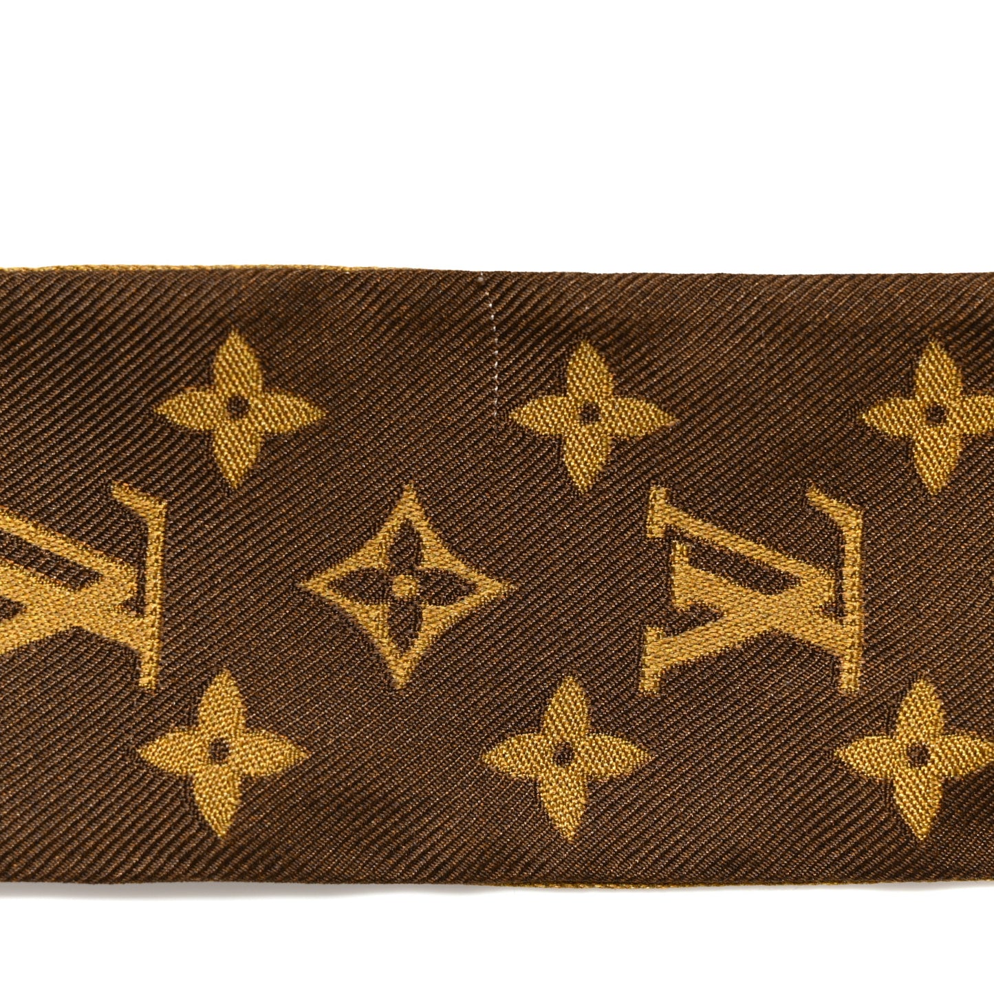 Silk Monogram Infinity BB Bandeau Brown