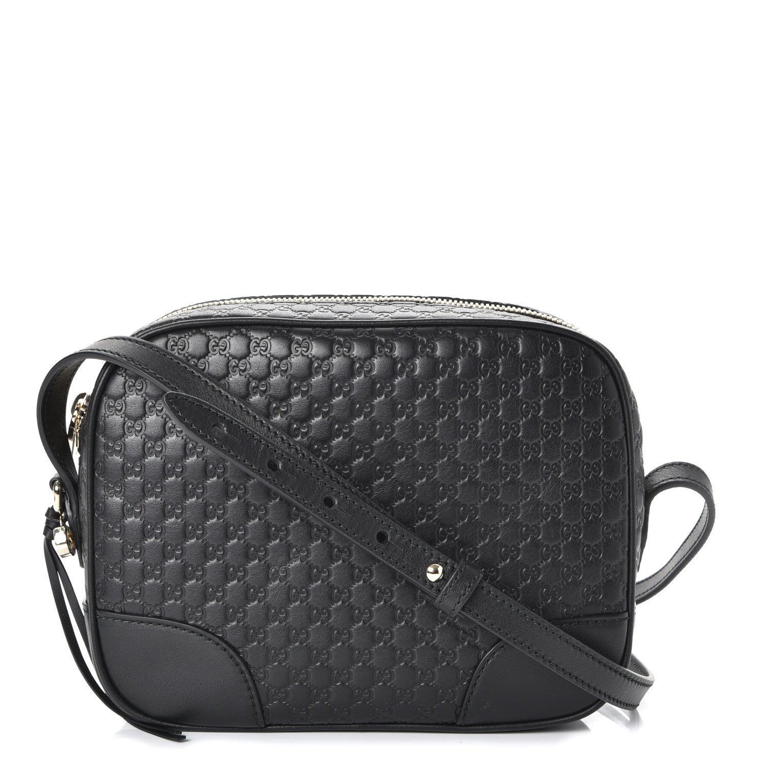Gucci Microguccissima Mini Bree Messenger Bag Black 1 of 8