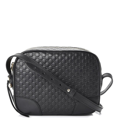 Gucci Microguccissima Mini Bree Messenger Bag Black 1 of 8