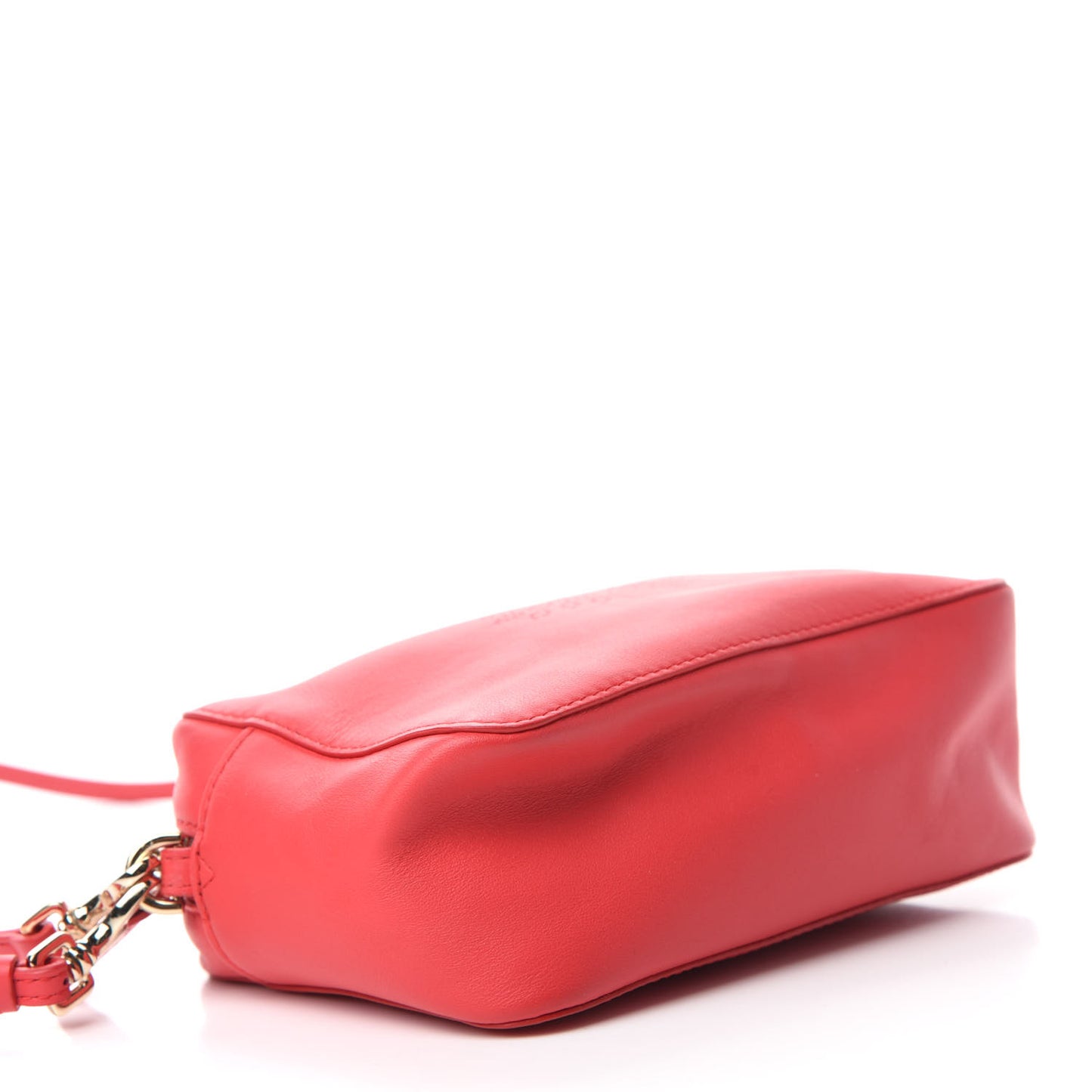 Calfskin Nappa Blossom Pochette With Strap Hibiscus
