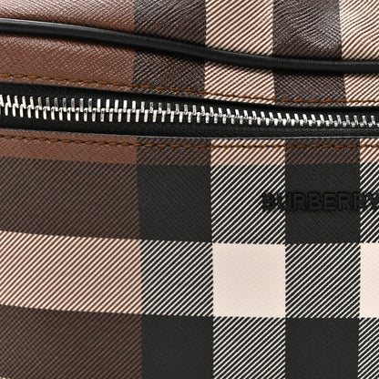 Burberry E-canvas Check Cason Bum Bag Dark Birch Brown 7 of 9