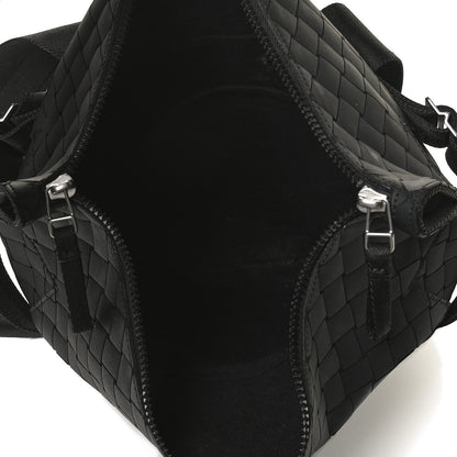 Bottega Veneta Intreccio Rubber Backpack Black 4 of 12