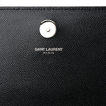 Saint Laurent Grain De Poudre Studded Medium Monogram Kate Satchel Black 6 of 10