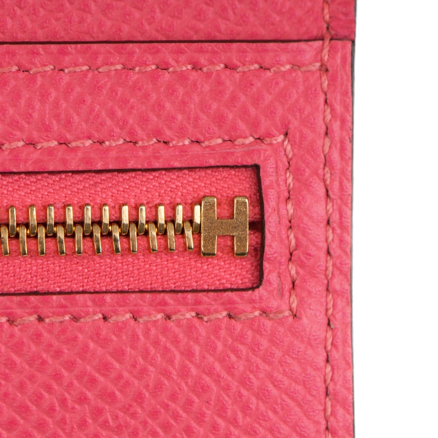 Hermes Epsom Tri-Fold Bearn Wallet Rose Azalee 9 of 13