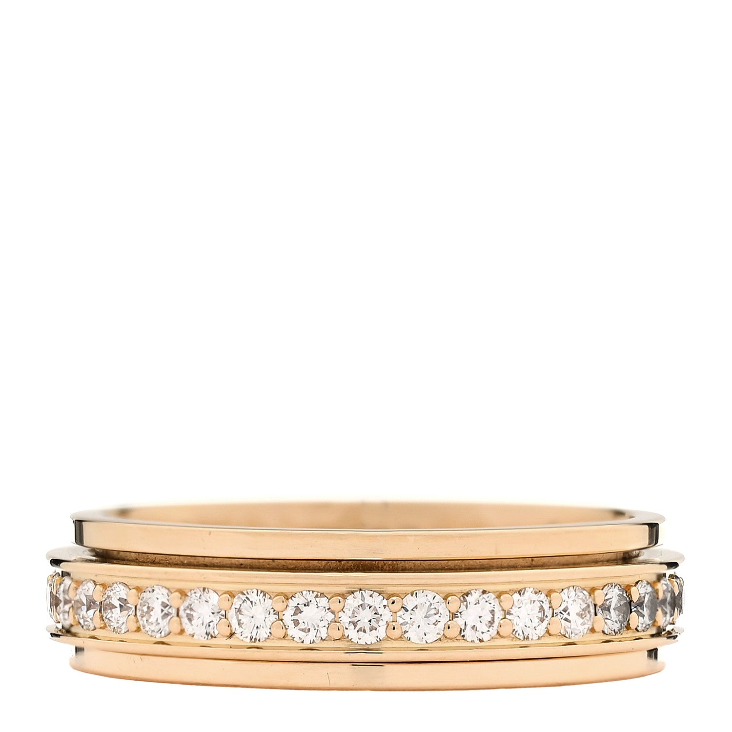 Piaget 18K Yellow Gold Diamond Possession Wedding Band Ring 50 5.25 1 of 4