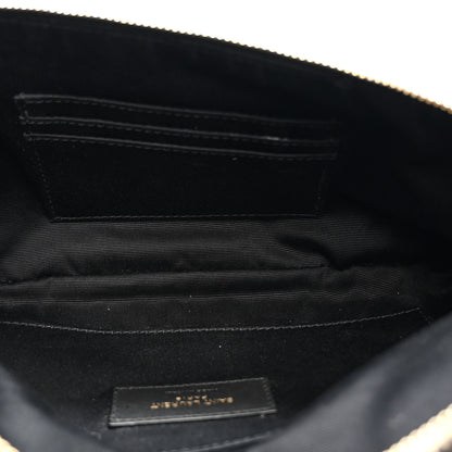 Saint Laurent Grain De Poudre Monogram Belt Bag Black 9 of 21