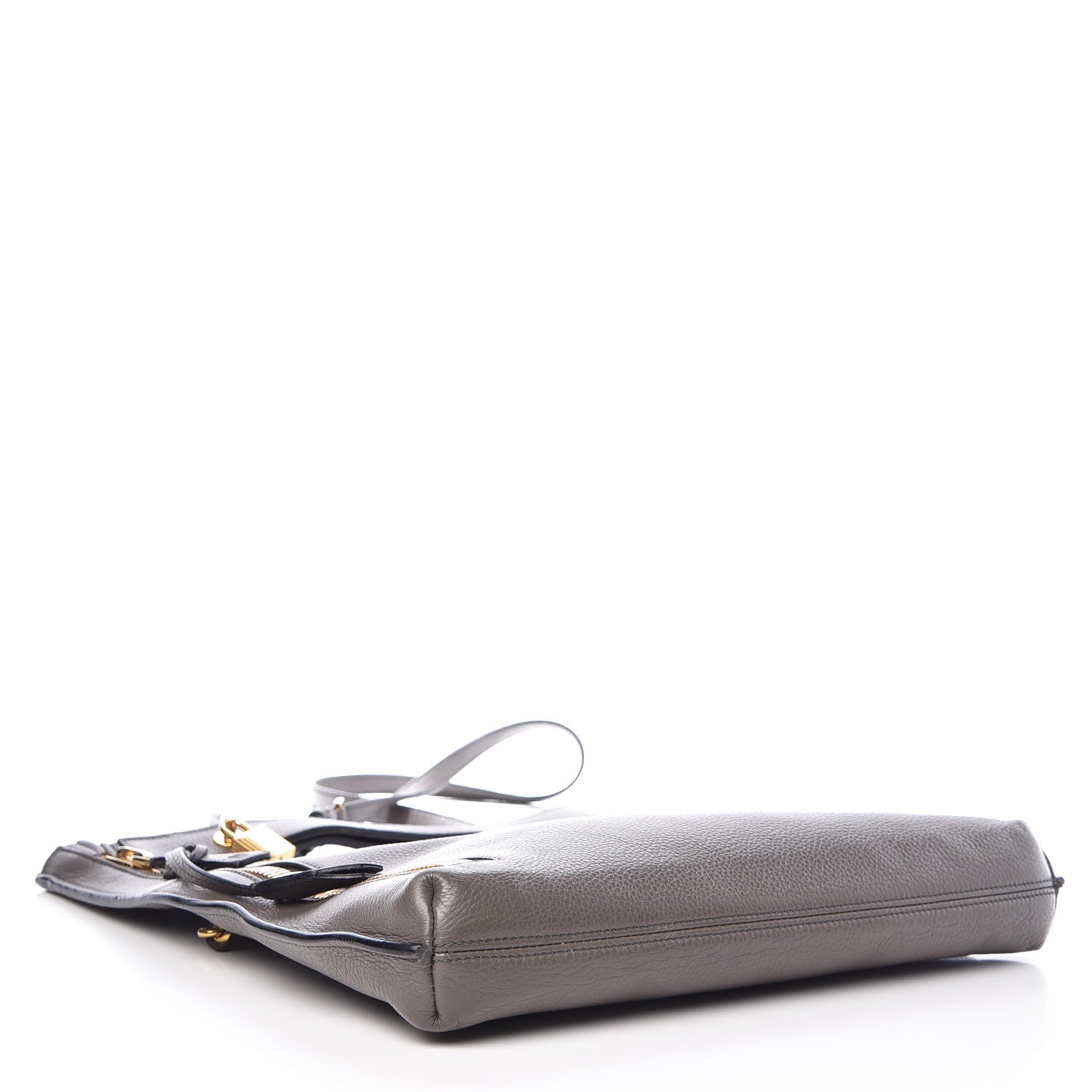 Tom Ford Grained Calfskin Alix Shoulder Bag Graphite 5 of 12