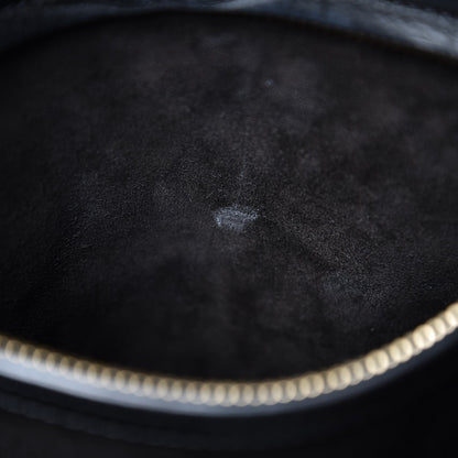 Celine Crocodile Embossed Calfskin Medium Phantom Luggage Black 8 of 10