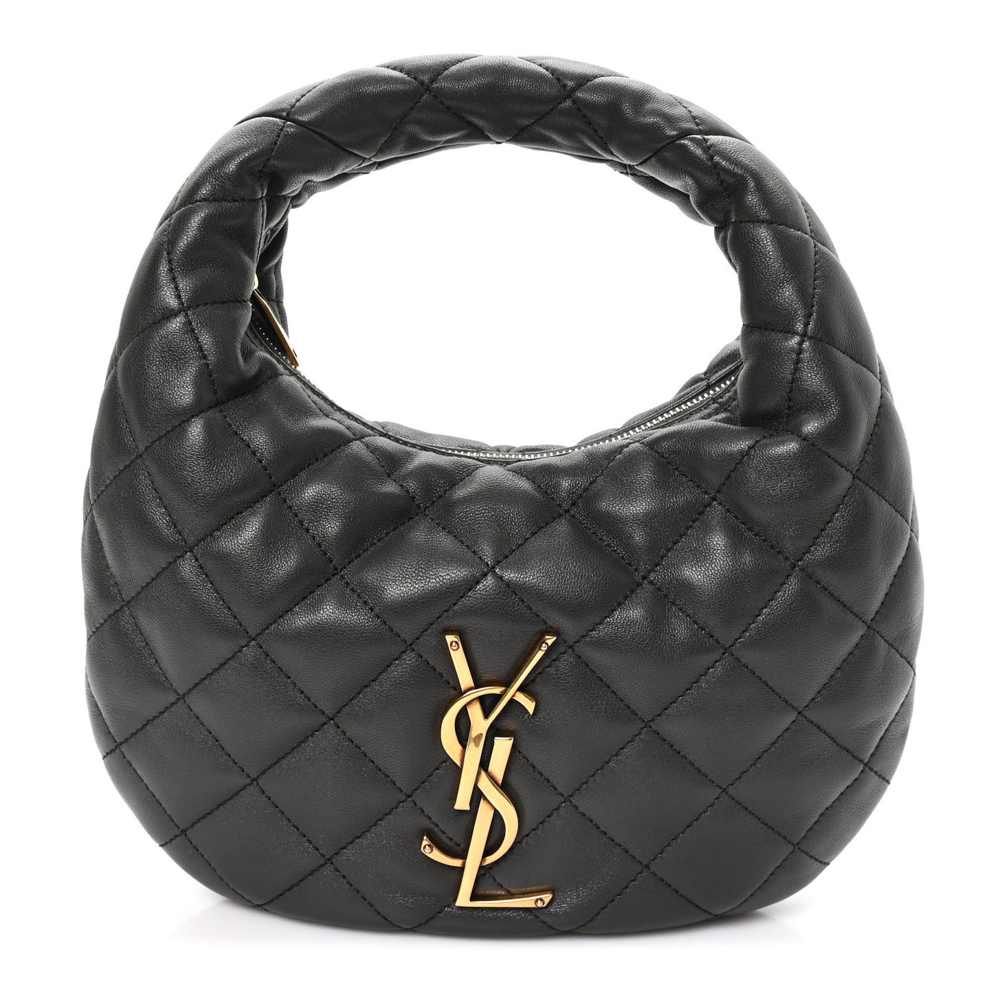 Lambskin Quilted Icarino Bag Urban Grey
