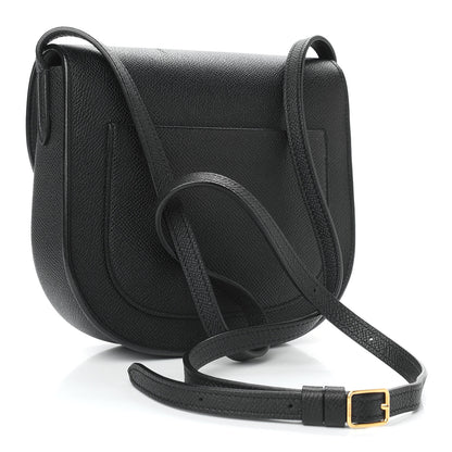 Celine Grained Calfskin Small Trotteur Black 3 of 9