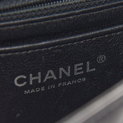 Chanel Lambskin Quilted Mini Rectangular Flap Black 6 of 10