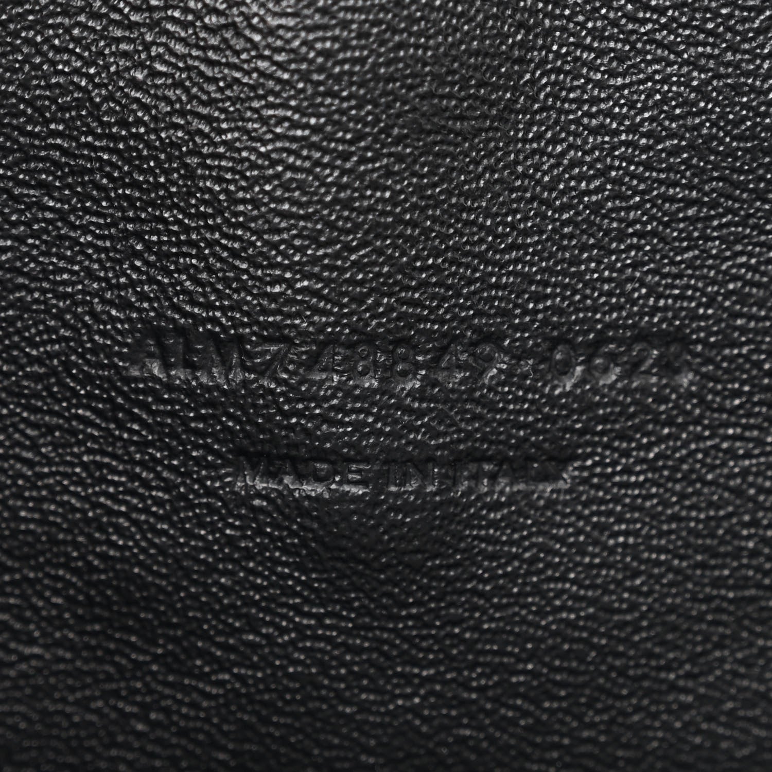 Saint Laurent Calfskin Matelasse Monochrome Monogram Mini Lou Camera Bag Black 7 of 10