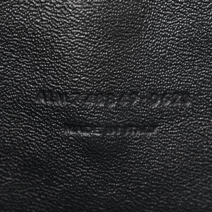 Saint Laurent Calfskin Matelasse Monochrome Monogram Mini Lou Camera Bag Black 7 of 10