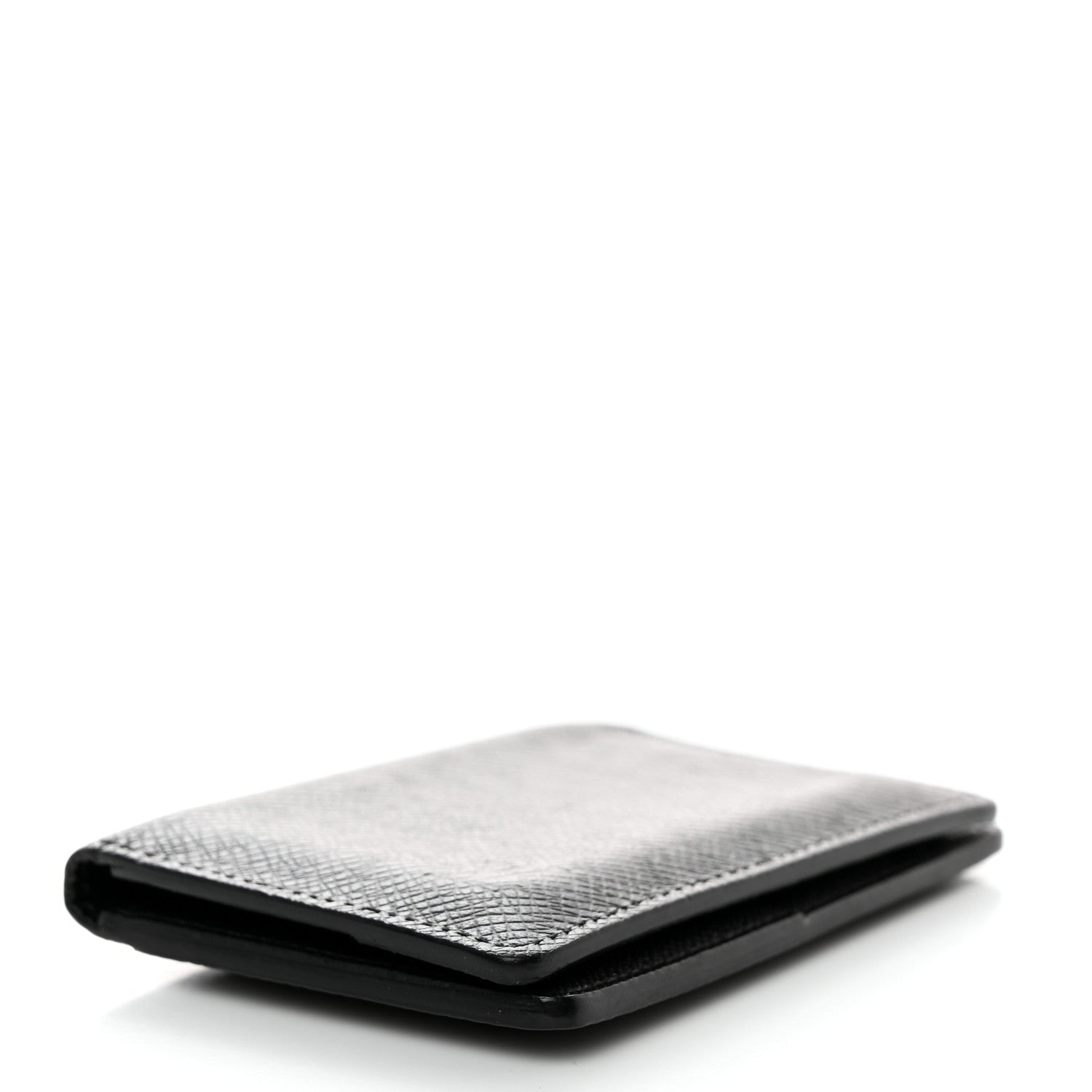 Louis Vuitton LOUIS VUITTON Taiga Pocket Organizer NM Black 4 of 7