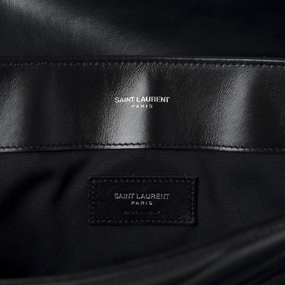 Saint Laurent Calfskin Y Quilted Monogram Loulou Document Holder Black 6 of 7