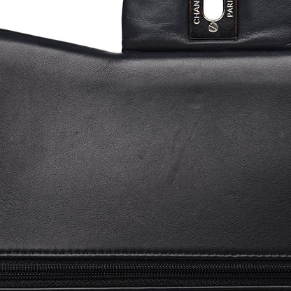 Chanel Patent Quilted Jumbo Double Flap Black 7 of 22